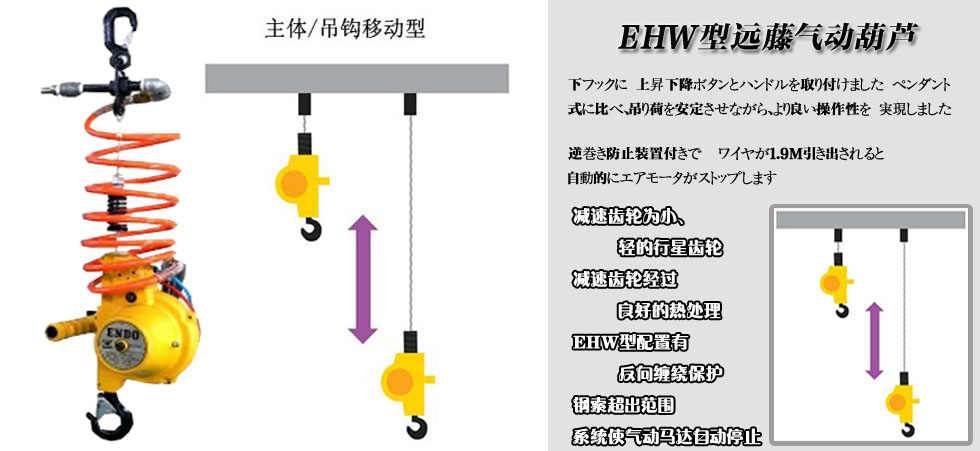 EHW型ENDO遠藤氣動葫蘆