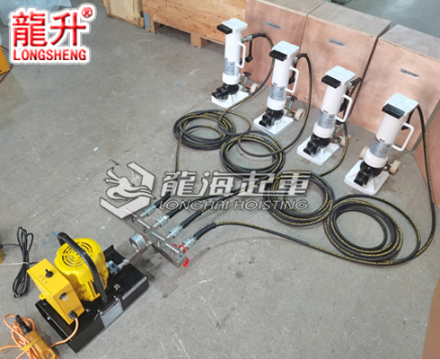 電動集裝箱千斤頂實物圖二