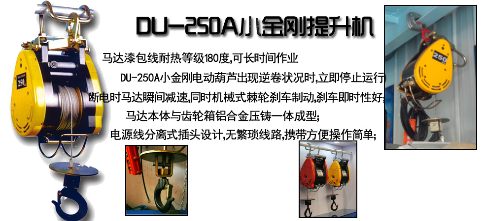 DU-250A小金剛電動提升機