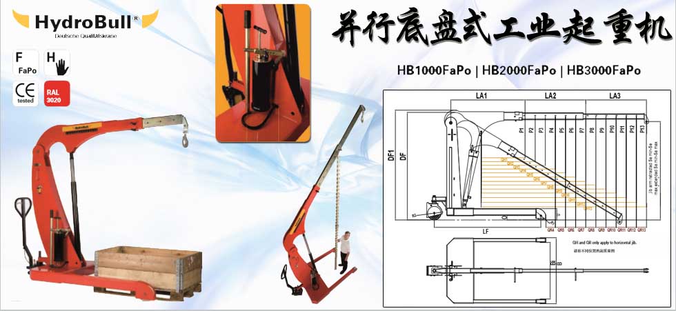 Hydrobull并行底盤型工業(yè)起重機圖