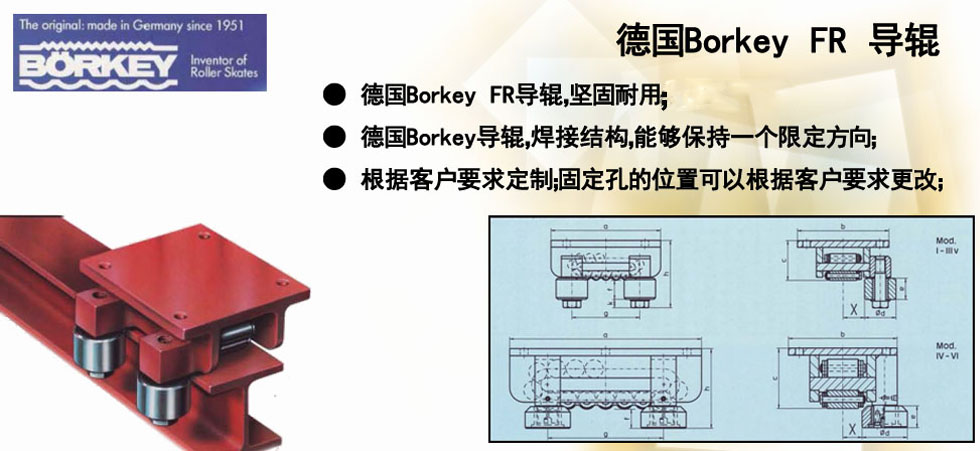 Borkey FR導輥