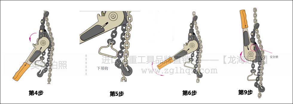 鏈條捆綁拉緊器如何拉緊？